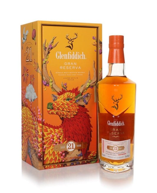 Glenfiddich 21 Year Old Gran Reserva - Chinese New Year Limited Edition 2024 Whisky 70cl