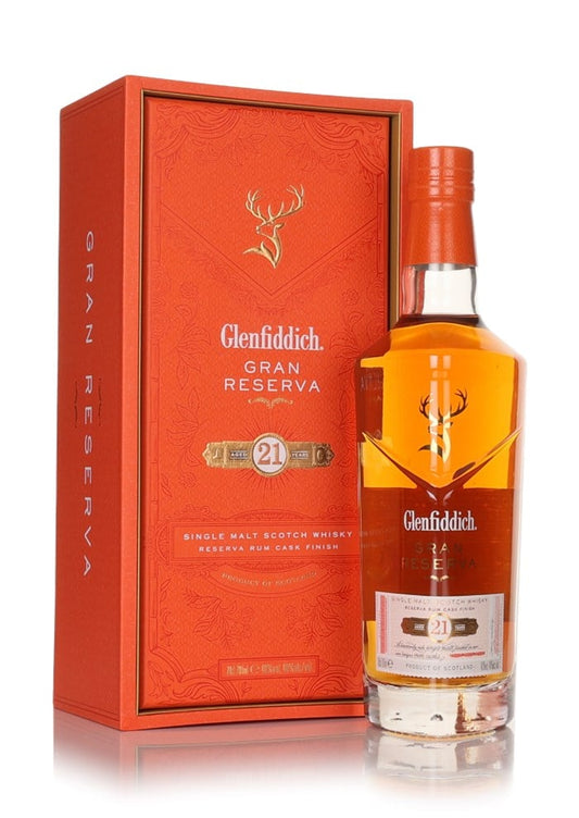 Glenfiddich 21 Year Old Gran Reserva Whisky 70cl