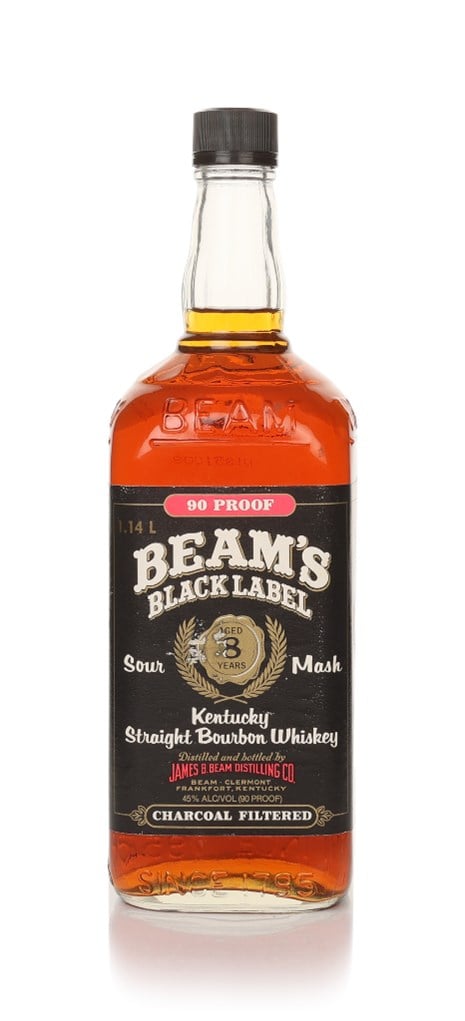 Jim Beam 8 Year Old Black Label 1980s (1.14L) Whiskey