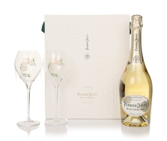 Perrier-Jouët Blanc de Blancs Gift Pack with 2x Glasses 75cl